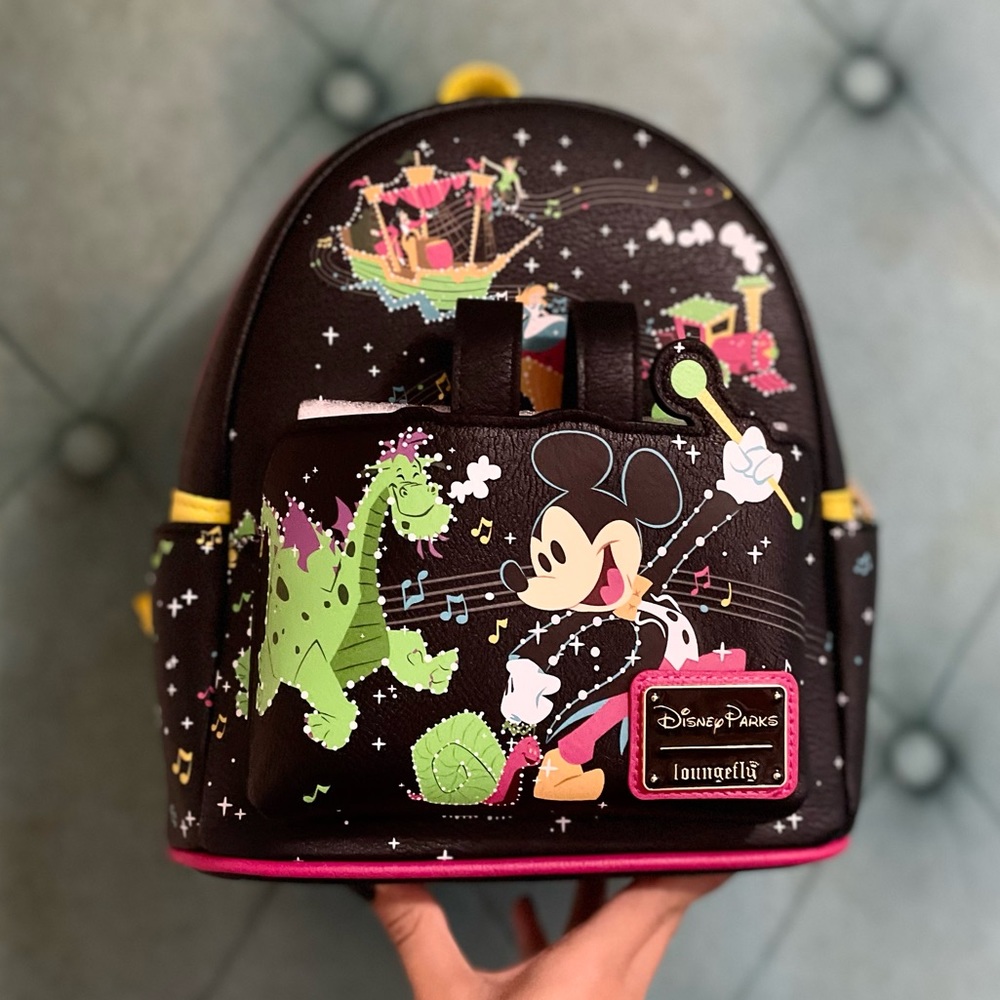 Main Street Electrical Parade 50th Anniversary Loungefly Backpack NWT
